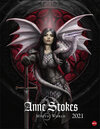 Buchcover Anne Stokes: Mystic World Posterkalender Kalender 2021