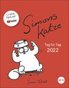 Buchcover Simons Katze Tagesabreißkalender 2022