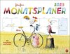 Buchcover Helme Heine Monatsplaner 2023. Liebevoll illustrierter Wandkalender mit Helme Heine und seinen Freunden. Termin-Kalender