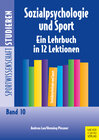 Buchcover Sozialpsychologie und Sport