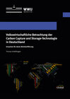 Buchcover Volkswirtschaftliche Betrachtung der Carbon Capture and Storage-Technologie in Deutschland