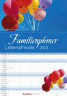 Buchcover Familienplaner Lebensfreude 2020 - Familienkalender (24 x 34) - mit Ferienterminen - 5 Spalten - Wandplaner - Bildkalend