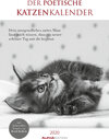 Buchcover Der poetische Katzenkalender 2020 - Literarischer Bildkalender (24 x 34) - mit Zitaten - schwarz-weiß - Tierkalender - W