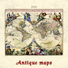 Buchcover Antique Maps 2020 - antike Landkarten - Bildkalender (42 x 42) - Geschichte - historische Karten - Wandkalender