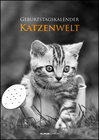 Buchcover Alpha Edition - Geburtstagskalender Katzenwelt, immerwährend, 21x30cm, Kalender mit 3 Spalten, immerwährendem Kalendariu