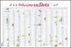 Buchcover Alpha Edition - Geburtstags-Wandplaner Cartoon, immerwährend, 49,5x33,5cm, Kalender mit immerwährendem Kalendarium, viel