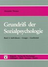 Buchcover Grundriß der Sozialpsychologie