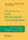 Buchcover Diagnostik von Lese-Rechtschreibschwierigkeiten