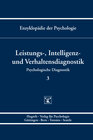 Buchcover Leistungs-, Intelligenz- und Verhaltensdiagnostik