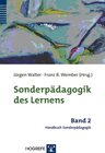 Buchcover Sonderpädagogik des Lernens