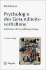 Buchcover Psychologie des Gesundheitsverhaltens