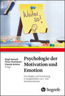Buchcover Psychologie der Motivation und Emotion
