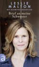 Buchcover Brief an meine Schwester