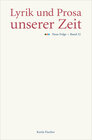 Buchcover Lyrik und Prosa unserer Zeit