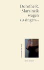 Buchcover wagen zu singen