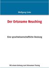 Buchcover Der Ortsname Neuching