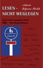 Buchcover Lesen - nicht weglegen