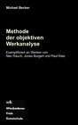 Buchcover Methode der objektiven Werkanalyse