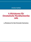Buchcover 4 Miniaturen für Chromatische Mundharmonika solo