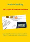 Buchcover 100 Fragen zur Privatinsolvenz