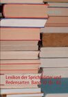 Buchcover Lexikon der Sprichwörter und Redensarten  Band 10 (Ei - Ei)