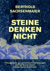 Buchcover Steine denken nicht