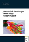 Buchcover Was Qualitätsbeauftragte in der Pflege wissen müssen