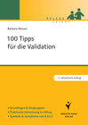 Buchcover 100 Tipps für die Validation