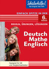 Buchcover Deutsch, Mathe, Englisch in der 6. Klasse
