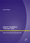 Buchcover Stephen Sondheims "Sweeney Todd": Kompositionstechnik und Intertextualität