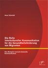 Buchcover Die Rolle interkultureller Kommunikation für die Gesundheitsförderung von Migranten: Das Beispiel russisch-deutsche Komm