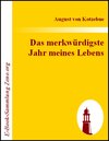 Buchcover Das merkwürdigste Jahr meines Lebens