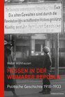 Buchcover Hessen in der Weimarer Republik