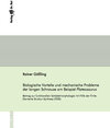 Buchcover Biologische Vorteile und mechanische Probleme der langen Schnauze am Beispiel Plateosaurus -Beitrag zur funktionellen Sc