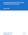 Buchcover Computational Modeling of Rupture Risk in Abdominal Aortic Aneurysms