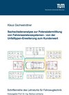 Buchcover Sachschadenanalyse zur Potenzialermittlung von Fahrerassistenzsystemen - von der Unfalltypen-Erweiterung zum Kundenwert