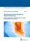 Buchcover Experimentelle Untersuchungen zur Oxyfuel-Verbrennung