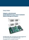 Buchcover Adaptive, zellindividuelle Zustandsbestimmung in einem modularen Batterie-Management-System