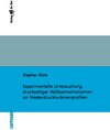 Buchcover Experimentelle Untersuchung druckseitiger Ablösemechanismen an Niederdruckturbinenprofilen