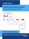 Buchcover Nanostructured Polymer Brushes - A Study of their Morphology and Stability