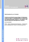 Buchcover Erweiterung der Berechnungsgrundlagen für Mehrphasenpumpen auf MDA's in Leitungsnetzwerken zur Gewinnung von Kohlenwasse