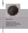 Buchcover Molekular-sensorische Charakterisierung des bitteren Fehlgeschmacks in Mohnsamen (Papaver Somniferum L.)