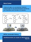 Buchcover Untersuchungen von aromatischen Carbonyl Verbindungen für die photochemische Vernetzung von Polymeren durch formale C,H-