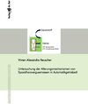 Buchcover Untersuchung der Alterungsmechanismen von Epoxidharzvergussmassen in Automatikgetriebeöl