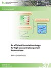 Buchcover An efficient formulation design for high-concentration protein formulations