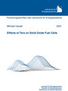 Effects of Tars on Solid Oxide Fuel Cells width=