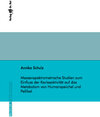 Buchcover Massenspektrometrische Studien zum Einfluss der Kariesaktivität auf das Metabolom von Humanspeichel und Pellikel