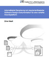 Buchcover Automatisierte Generierung von requirementbasierter Software-Design-Dokumentation für eine verteilte Avionikplattform