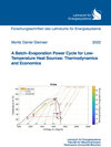 Buchcover A Batch–Evaporation Power Cycle for Low-Temperature Heat Sources: Thermodynamics and Economics