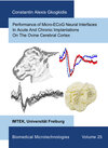Buchcover Performance of Micro-ECoG Neural Interfaces In Acute And Chronic Implantations On The Ovine Cerebral Cortex